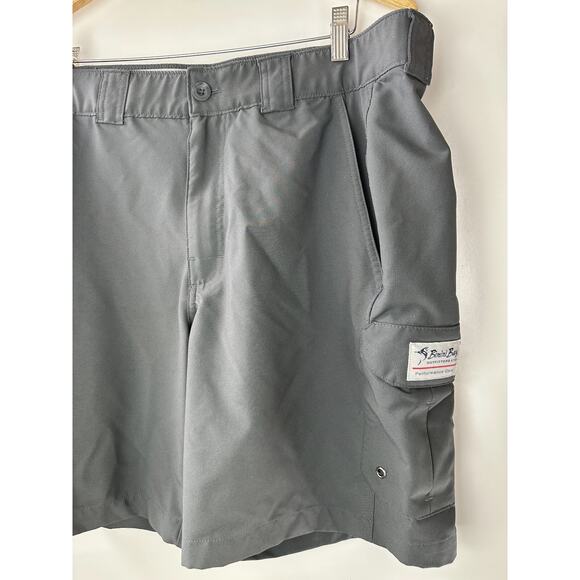 Bimini Bay Outfitters Bluefin II Short Ft. Bloodguard Sandstone Smoke Men's 38 - Picture 9 of 12